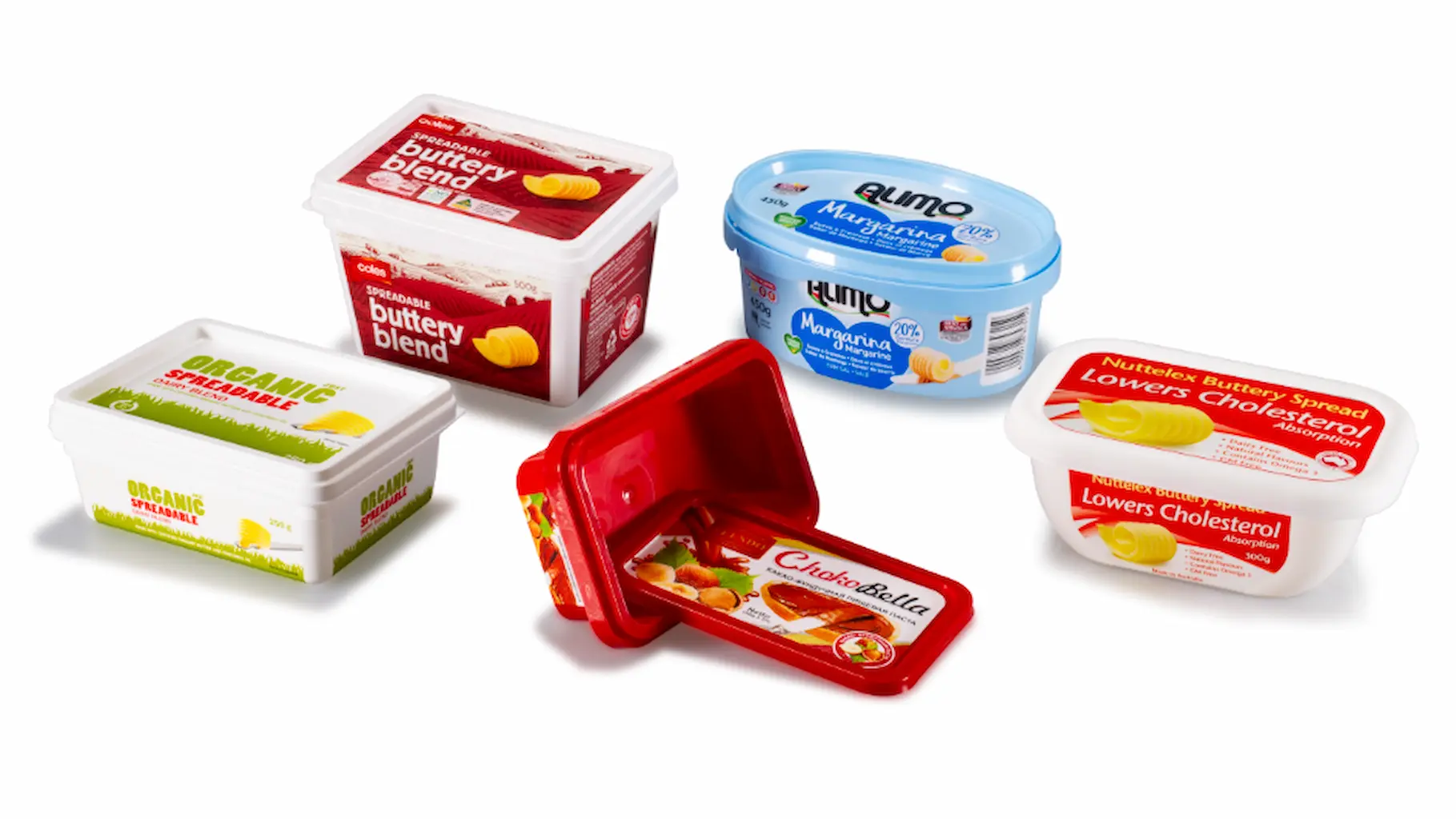 What are plastic margarine containers used for?