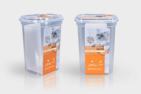 Less Polypropylene Usage For the Pet Food Storage Container Meet Customer's Expectations