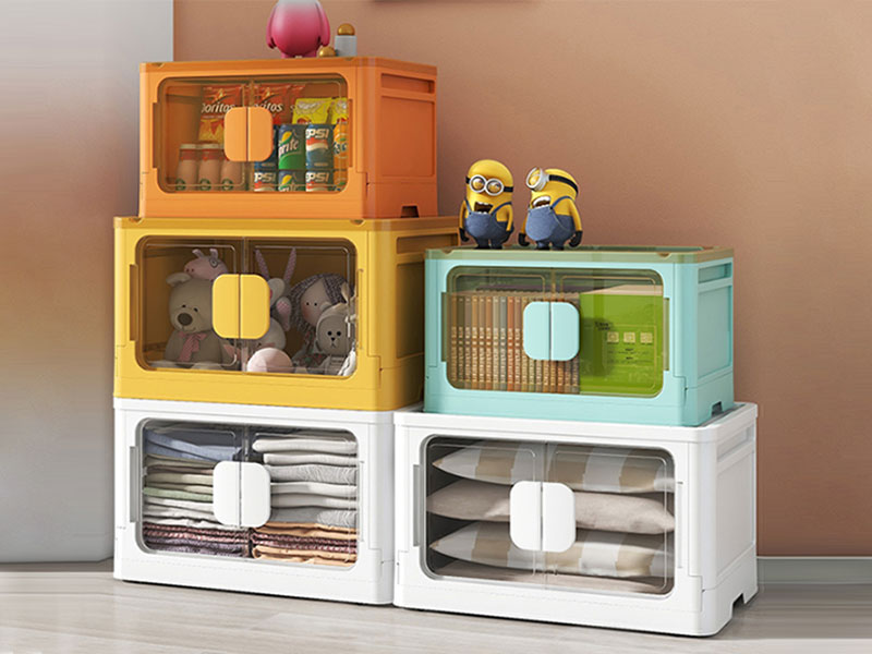 Plastic Storage Cabinet With Doors For Cloth