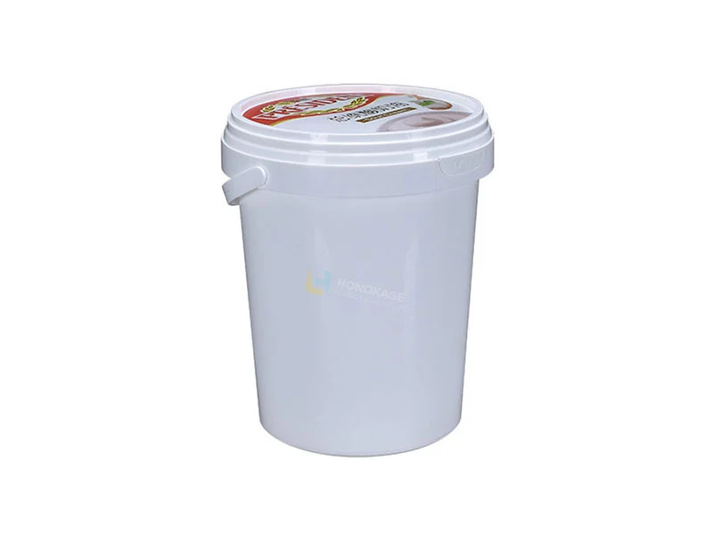 1kg Round Plastic Yogurt Container With Handle